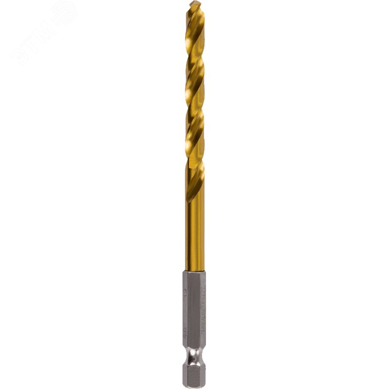 Сверло по металлу HSS-TiN 6x57x113, 1/4''