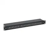 Патч-панель 19'.1U. CAT6. 24 порта RJ45. экранированная
