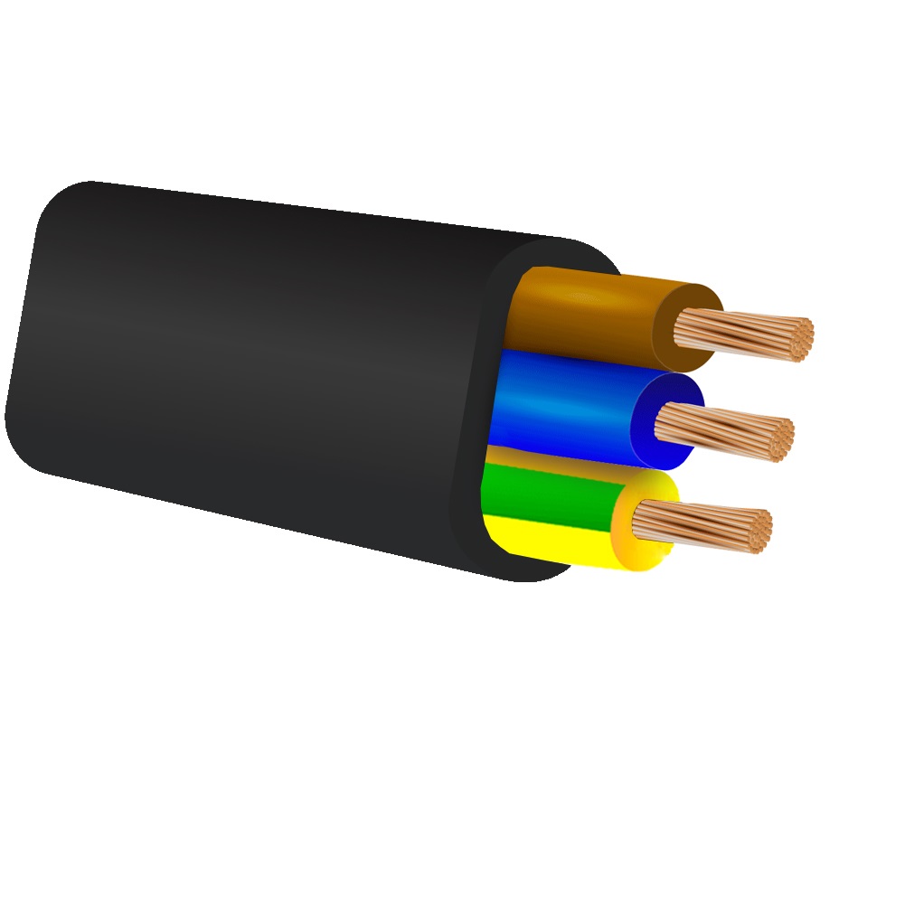 Кабель силовой КГВВ-Пнг(А) 3х1.5 - 0.66  ТРТС бухта 100м