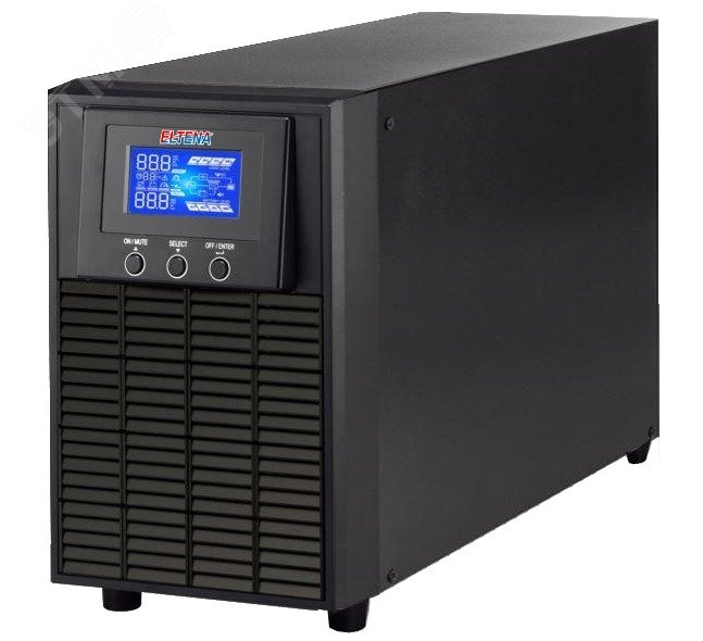 Источник бесперебойного питания Monolith E 2000LT, On-line, 2000 Ва/1600Вт, фаза 1/1, АКБ 48В, ЗУ 1-6А, 2 шт. CEE7 (Евро), разъем для подключения внешних АКБ, RS-232, USB, слот для SNMP-карт / «сухих» контактов / MODBUS RTU