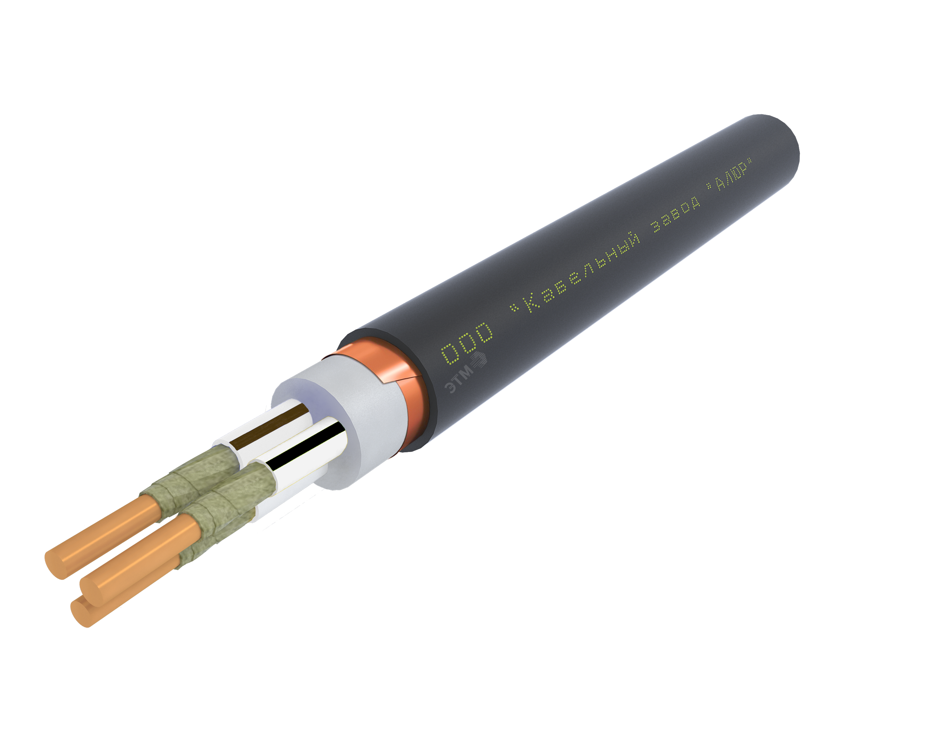 Кабель силовой ВВГЭнг(А)-FRLS 3х2.5 ок-1 Ч. бар