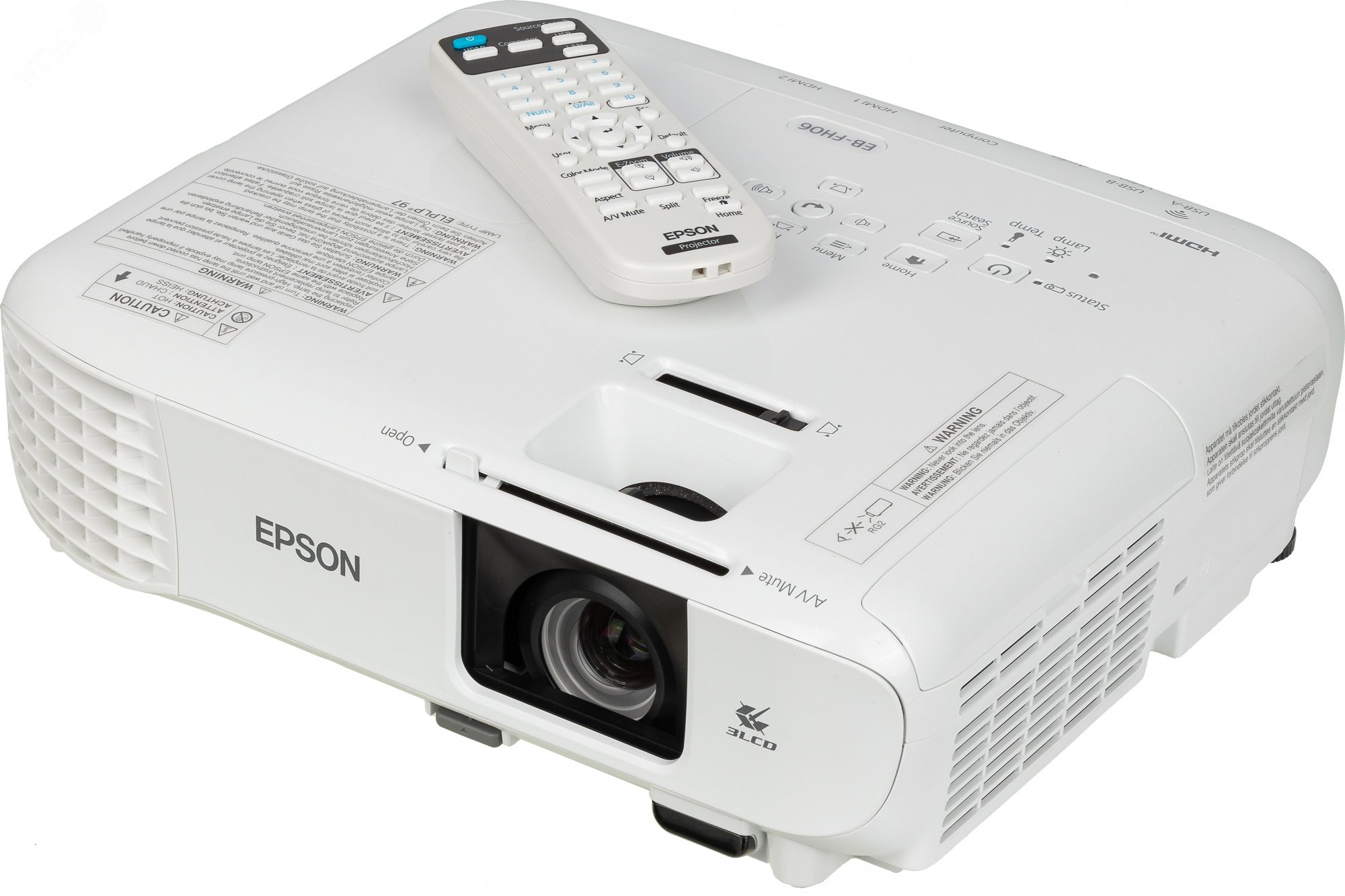 Проектор ламповый для экрана EB-FH06 LCD 3500Lm (1920x1080) 1xUSB typeA 1xUSB typeB 2xHDMI