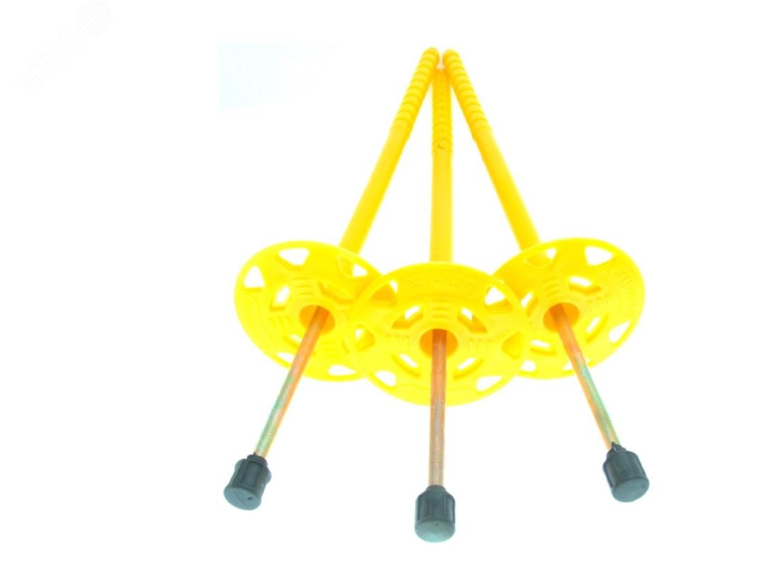 Дюбель для теплоизоляции с гвоздем с термогол. TDMT 10х200 (D=4,9) BULK БАУ-ФИКС (250шт.)