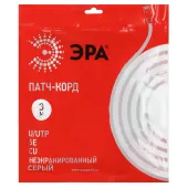 Патч корд U/UTP неэкранированный 3м категория 5e Cu
