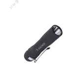 Фонарь ручной 0,5Вт LED/1xAA/ABS-пластик c каучуковым напылением/зажим для крепления,