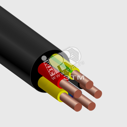 Кабель силовой КВВГЭнг (А)- LS 4*4  ТРТС