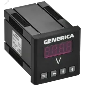 Вольтметр цифровой щитовой однофазный 48х48мм LED GENERICA