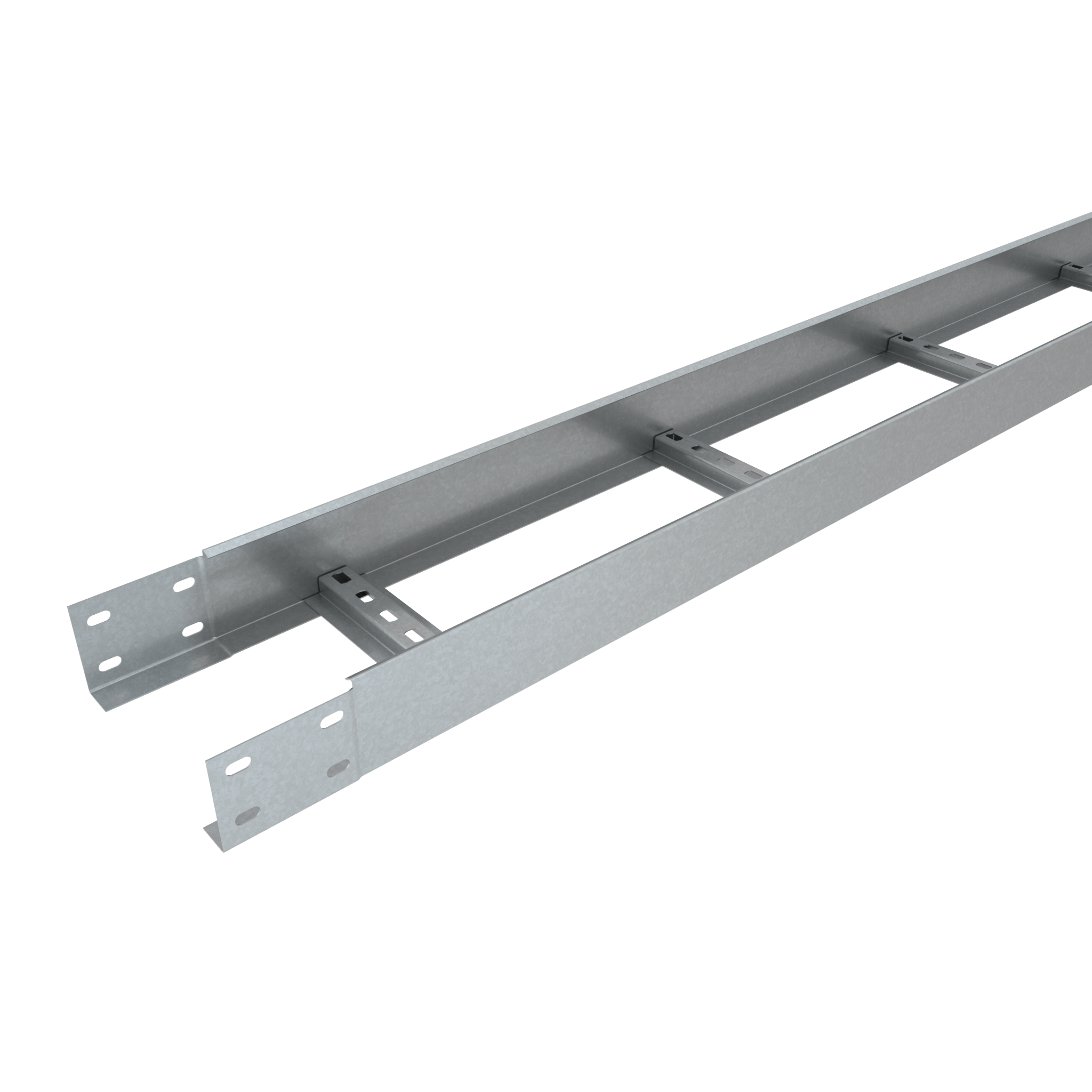 Лоток лестничный 80х500х1,2 L3000 мм Быстрый монтаж