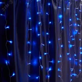 Гирлянда занавес LED синий 2х2м IP44