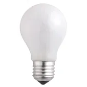 Лампа накаливания A55 240V 60W E27 frosted (БМТ 230-60-5)