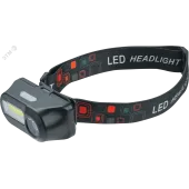 Фонарь светодиодный NPT-H32-ACCU налобный 1COB LED 5Вт+1CREE LED 3Вт li-ion 1,2Ач