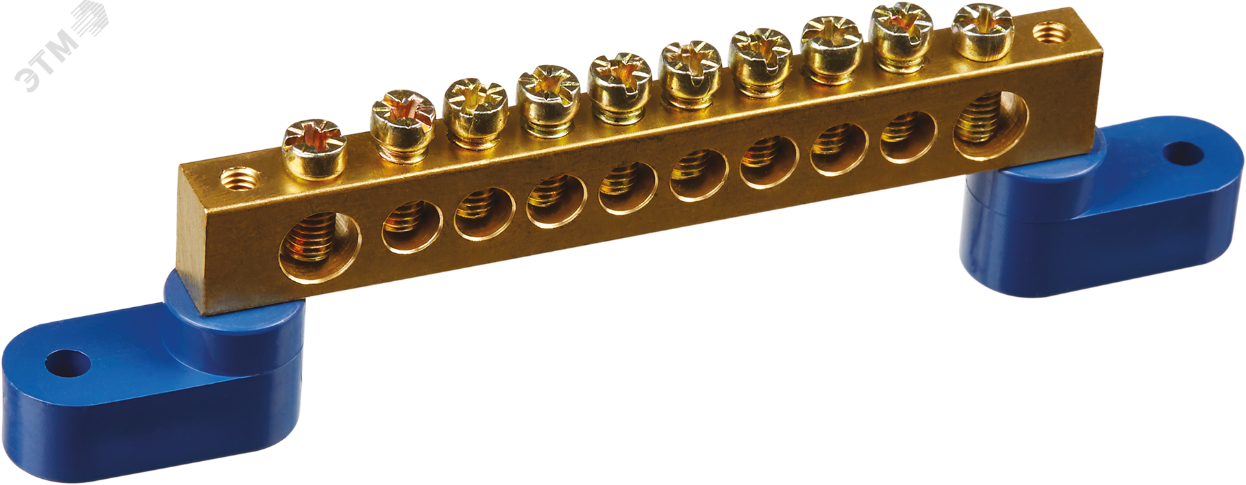 Шина нулевая на двух угловых изоляторах NBB-M812-10C2/B