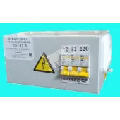 Ящик с понижающим трансформатором ЯТП 0.4 220/24В IP31 с тремя автоматами