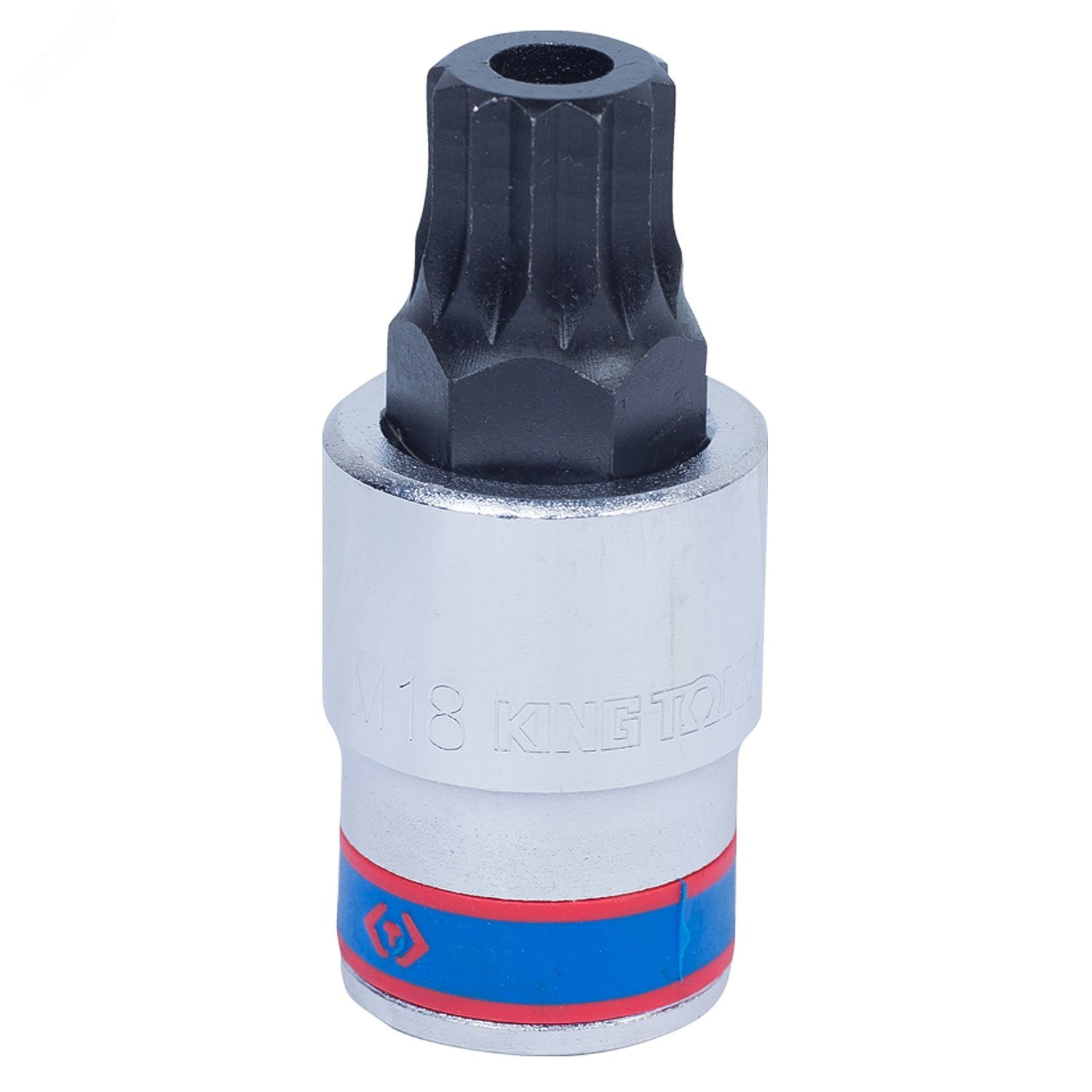 Насадка (бита) торцевая 1/2', SPLINE, M18, L = 66 мм, с отверстием