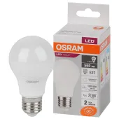 Лампа светодиодная LED 7 Вт E27 4000К 560Лм груша 220 В (замена 60Вт) OSRAM