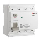 Выключатель дифференциального тока ВД-100N  4P 100А 30мА тип AC эл-мех 6кА PROXIMA EKF