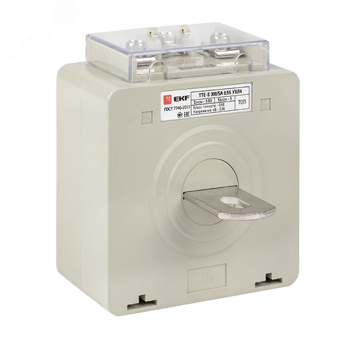 Трансформатор тока ТТЕ-A-300/5А с клеммой напряжения класс точности 0,5S PROxima