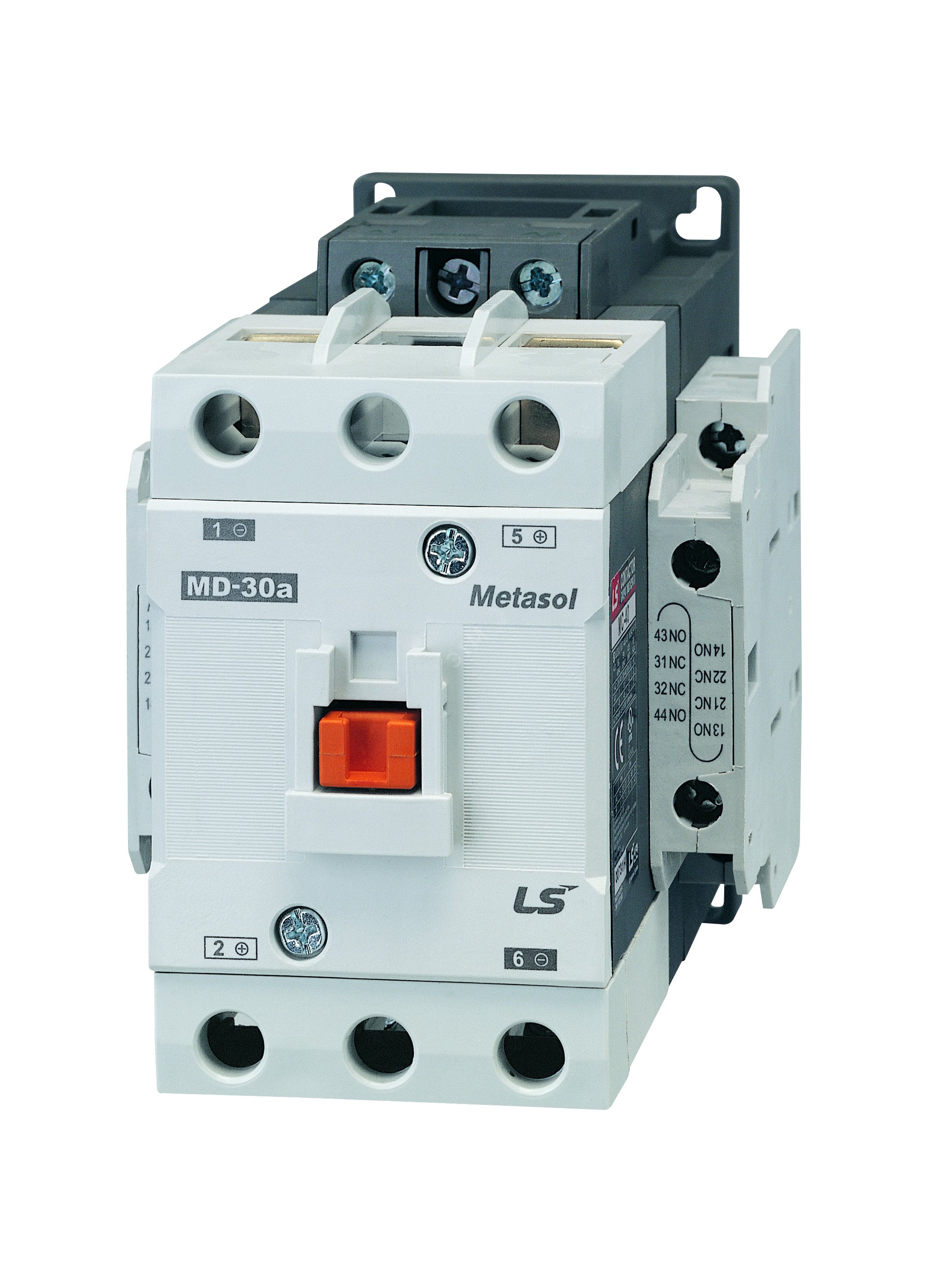 2-полюсный контактор постоянного тока MD-30a DC24V Screw 2a2b