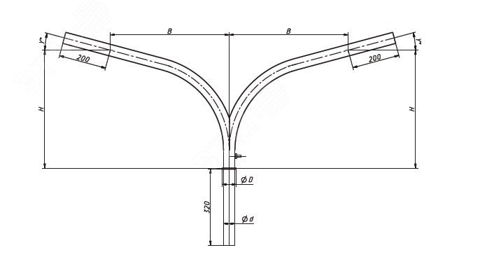 Кронштейн 1.К2-2.5-2.0-/180-Ф4-ц