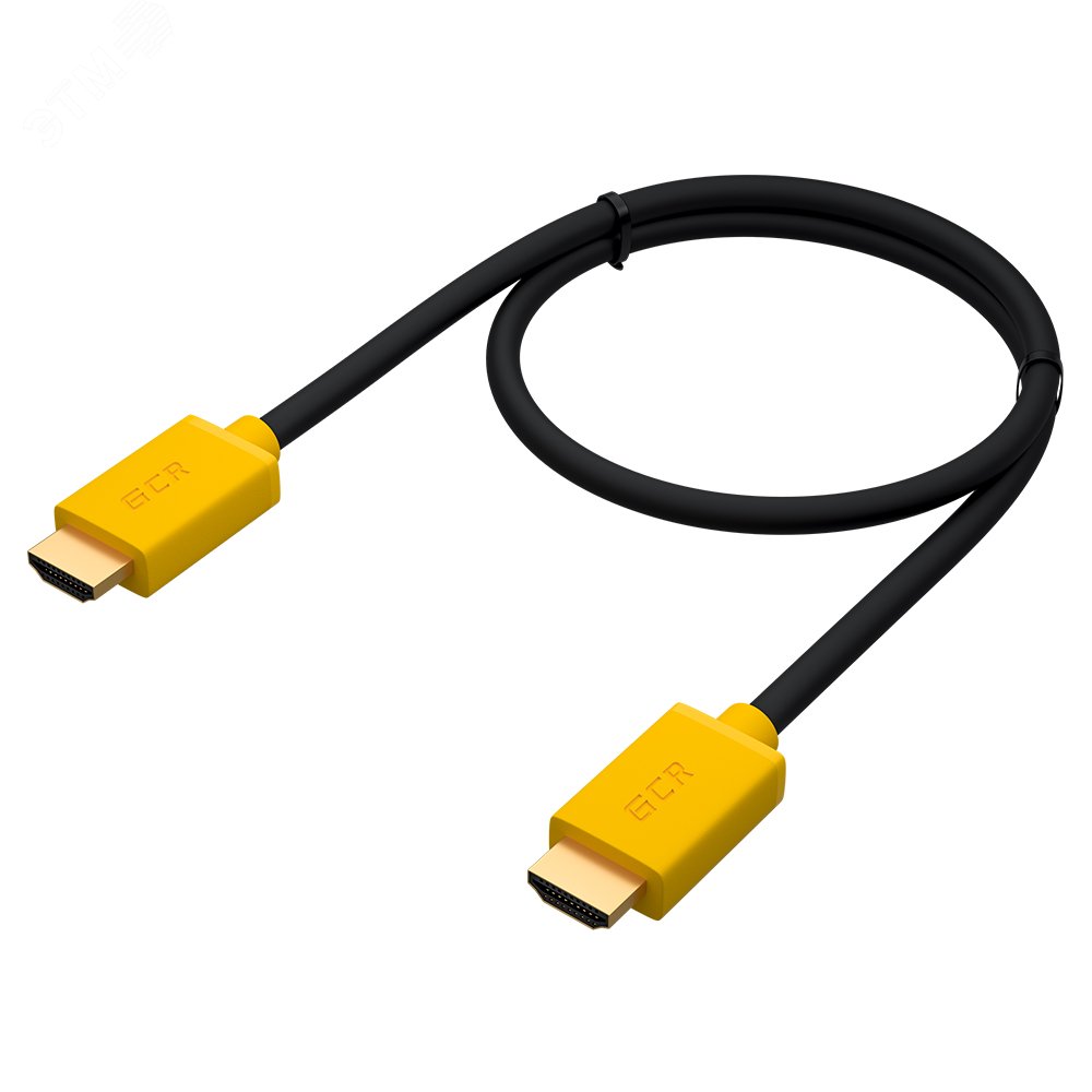 Кабель HDMI 2.0, Ultra HD 19М на 19М, 1.5 м., желтый