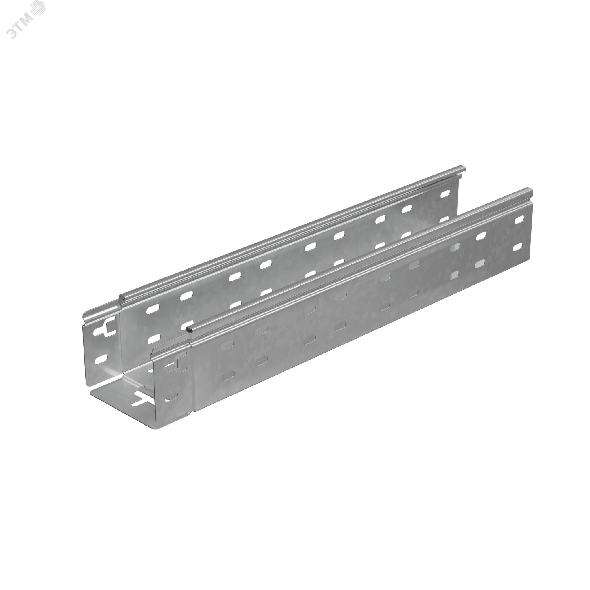 Лоток перф. 80х100х0,8 L2000 мм Быстрый монтаж ПЛЮС INOX304