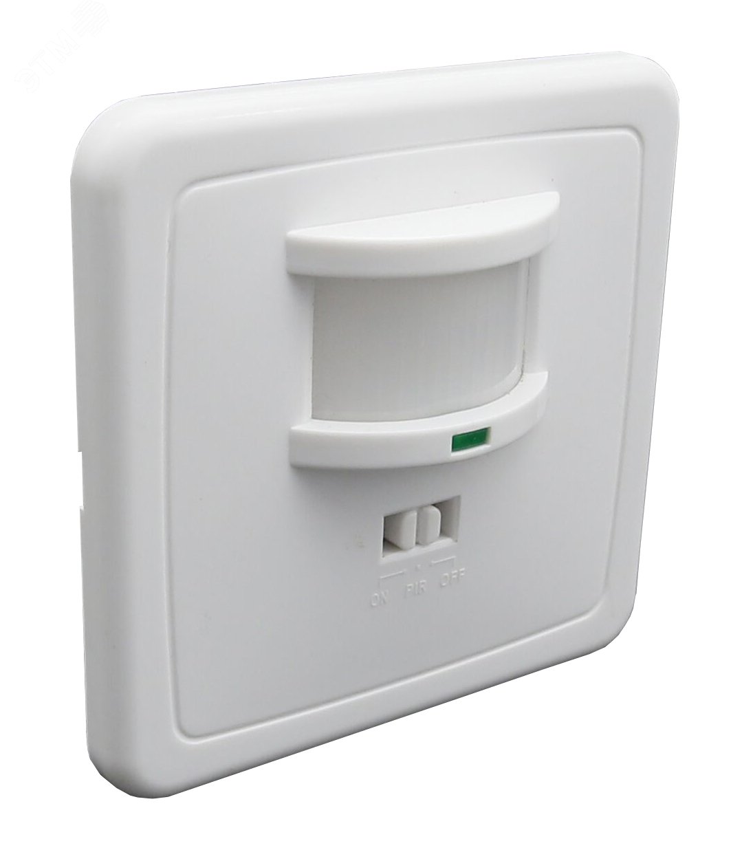 Датчик движения белый макс. нагрузка 500Вт угол обзора 140град. дальность 12м монитор MD 020