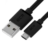 Кабель Micro USB, 1.5 м., черный, быстрая зарядка