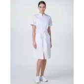 Халат женский Сансара-005 (тк.Смесовая,160) MedLine, белый,48-50,158-164