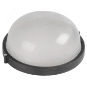 Светильник НПП1301 черный/круг 60Вт IP54 IEK