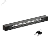 Экран защитный 1U. перфорированный 19 дюймов. черный RAL 9004 SYSMATRIX PS 0100.9000
