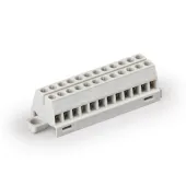 Клеммный блок Compact 12-полюсный с защитой проводов, Cu 1.5 мм , 450 В