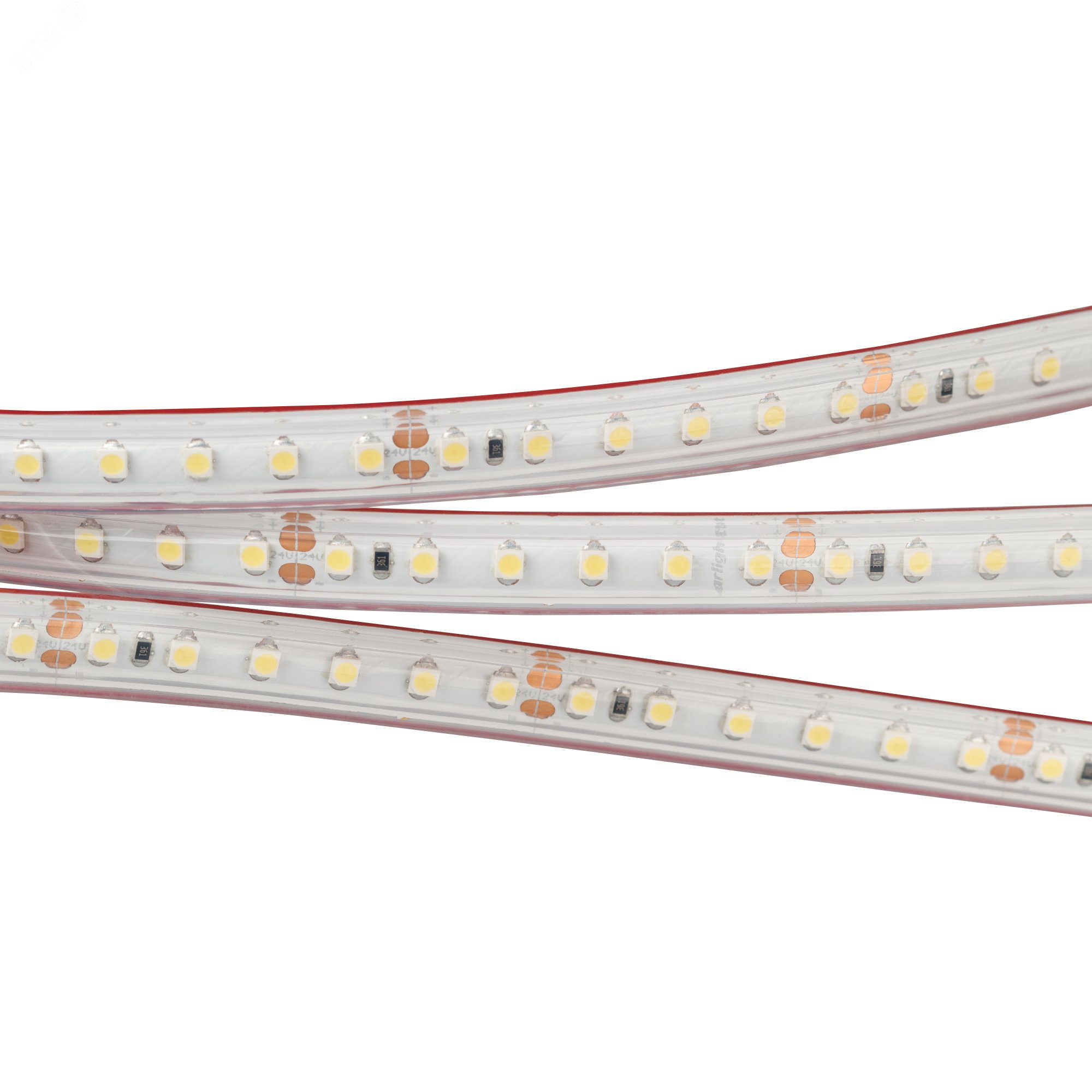 Лента LED герметичная RTW-PS-A120-10mm 24V White6000 (9.6 W/m, IP67, 2835, 5m) (ARL, -)