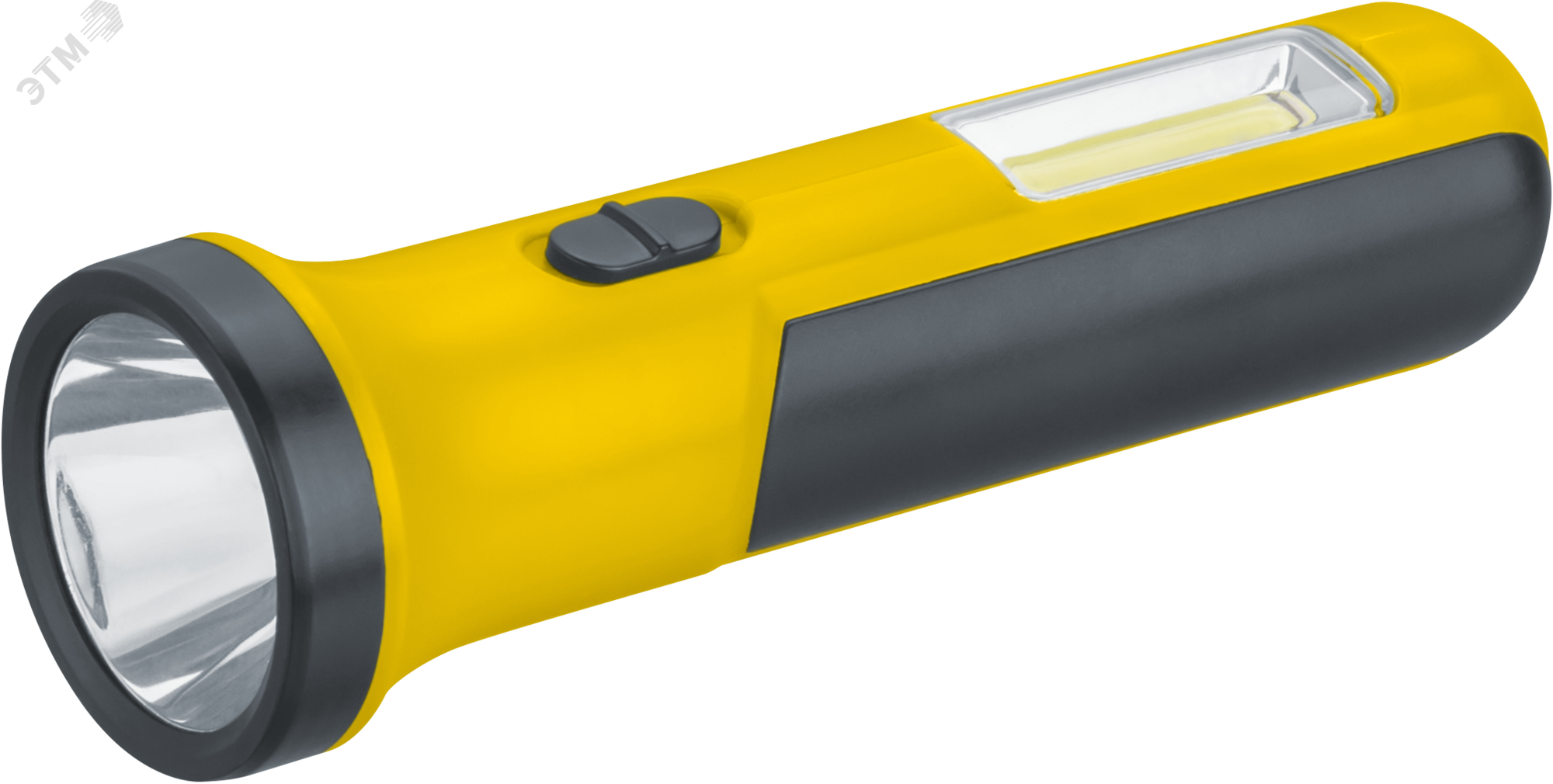 Фонарь светодиодный NPT-CP27-ACCU пластиковый 1LED 1Вт+1COB LED 2Вт li-ion 0,4Ач 2режима