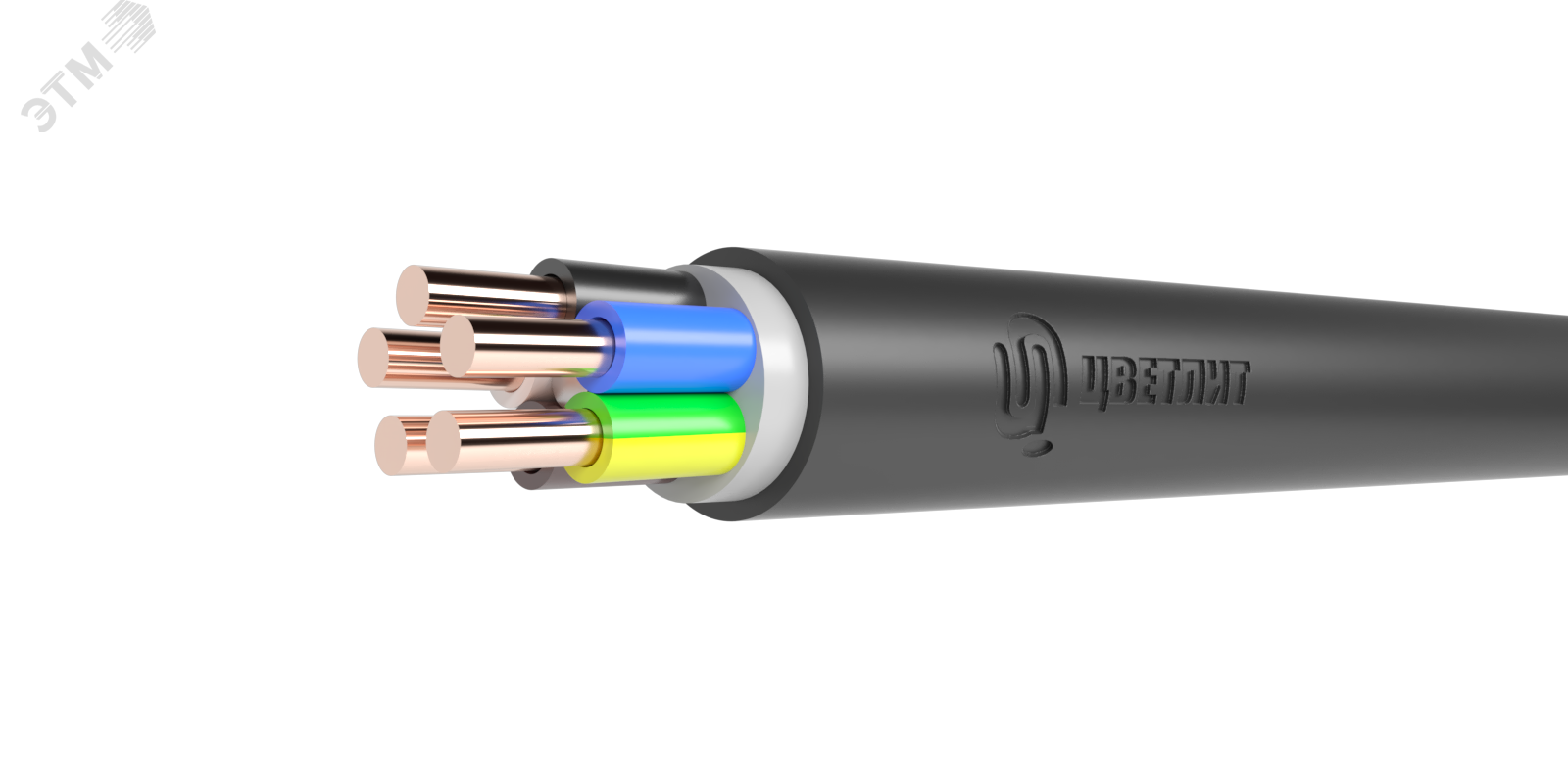 Кабель силовой ППГнг(A)-HF 5х1.5ок(N.PE)-1 ТРТС