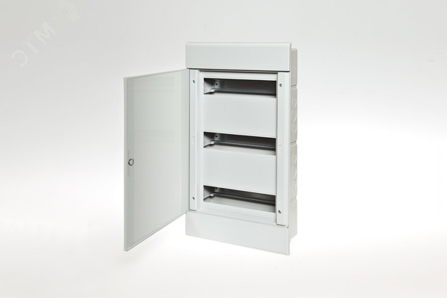 ЩРв-П- на 36 мод. с двер. 547х299х103мм (серый с прозрачной дверцей)