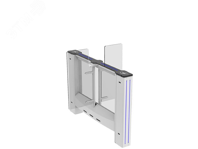 Турникет с распашными створками SWING GATE SWG 55, ширина прохода 550 мм, высота створки 900 мм, боковой (левый или правый) модуль.