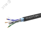 Кабель SUPRLAN Six F/UTP Cat.6 4x2xAWG23 Cu PE Outdoor 305м