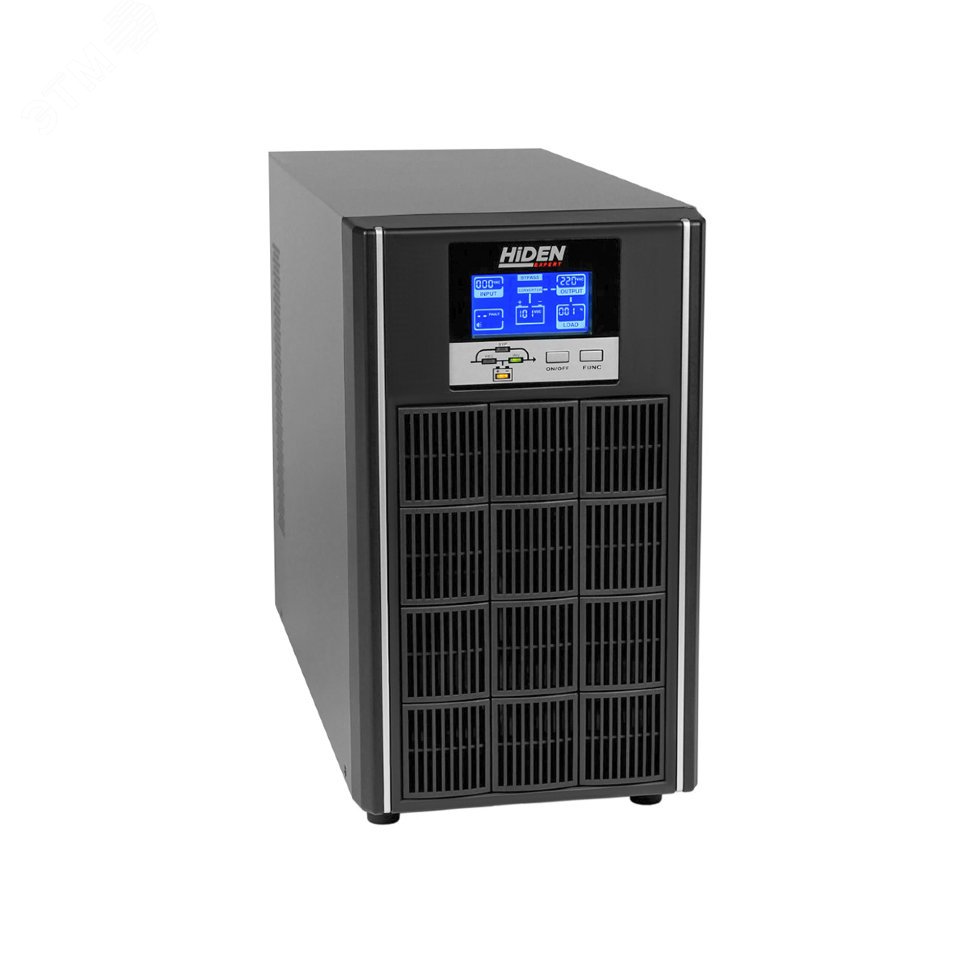 Источник бесперебойного питания On-line Hiden EXPERT UDC9203S, встроенные АКБ в корпусе (8х7А/ч), фаза 1/1, 3 kVA/2,7 kW (PF=0,9)