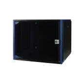 Шкаф настен. 19', 9U 600х450, дв. стек, чер. DATAREX