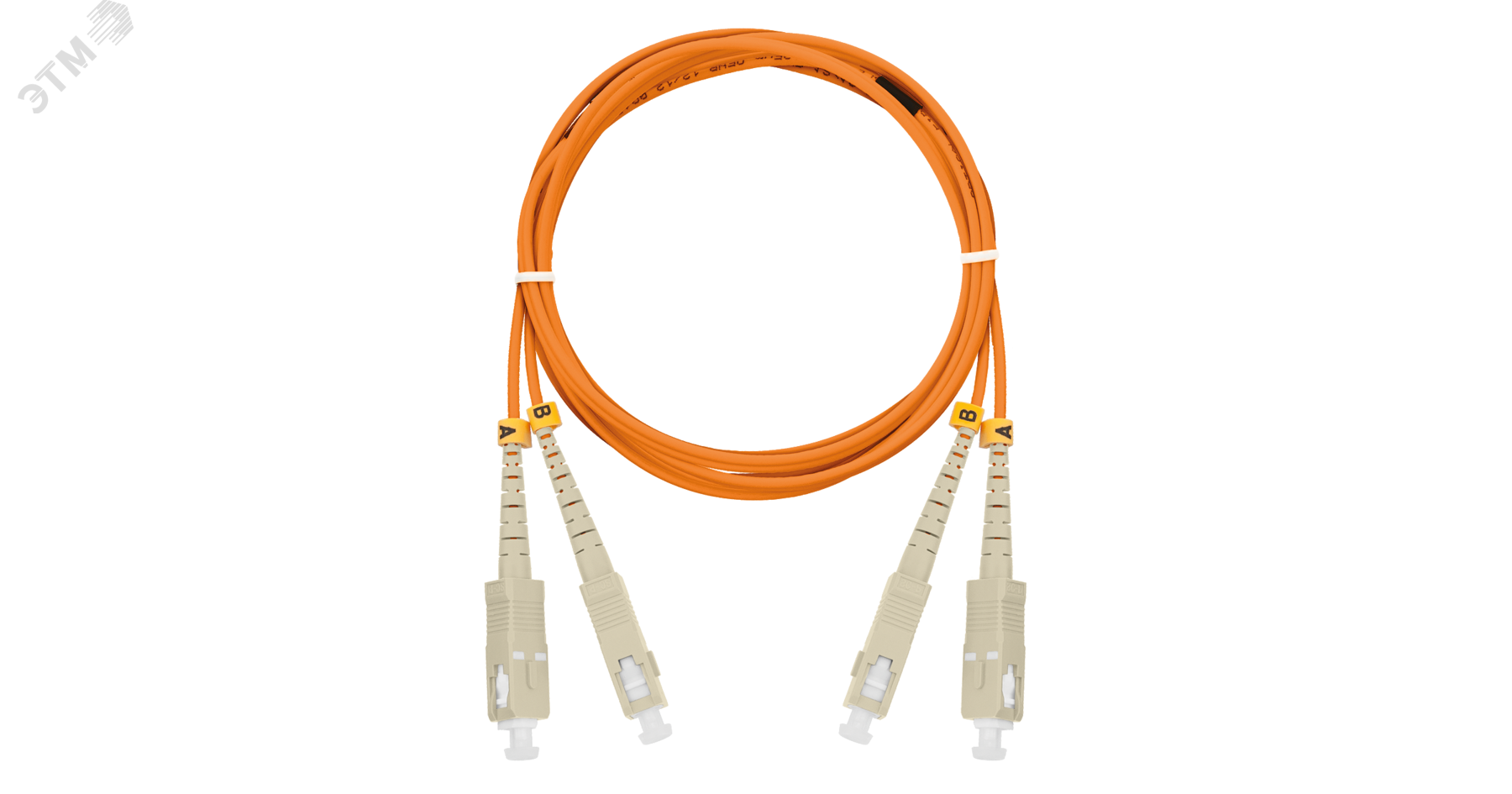 Шнур оптический соединительный мм 50/125 OM2 SC/UPC-SC/UPC двойной LSZH