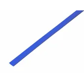 Трубка термоусаживаемая ТУТ 5,0/2,5 мм синяя, 1 м