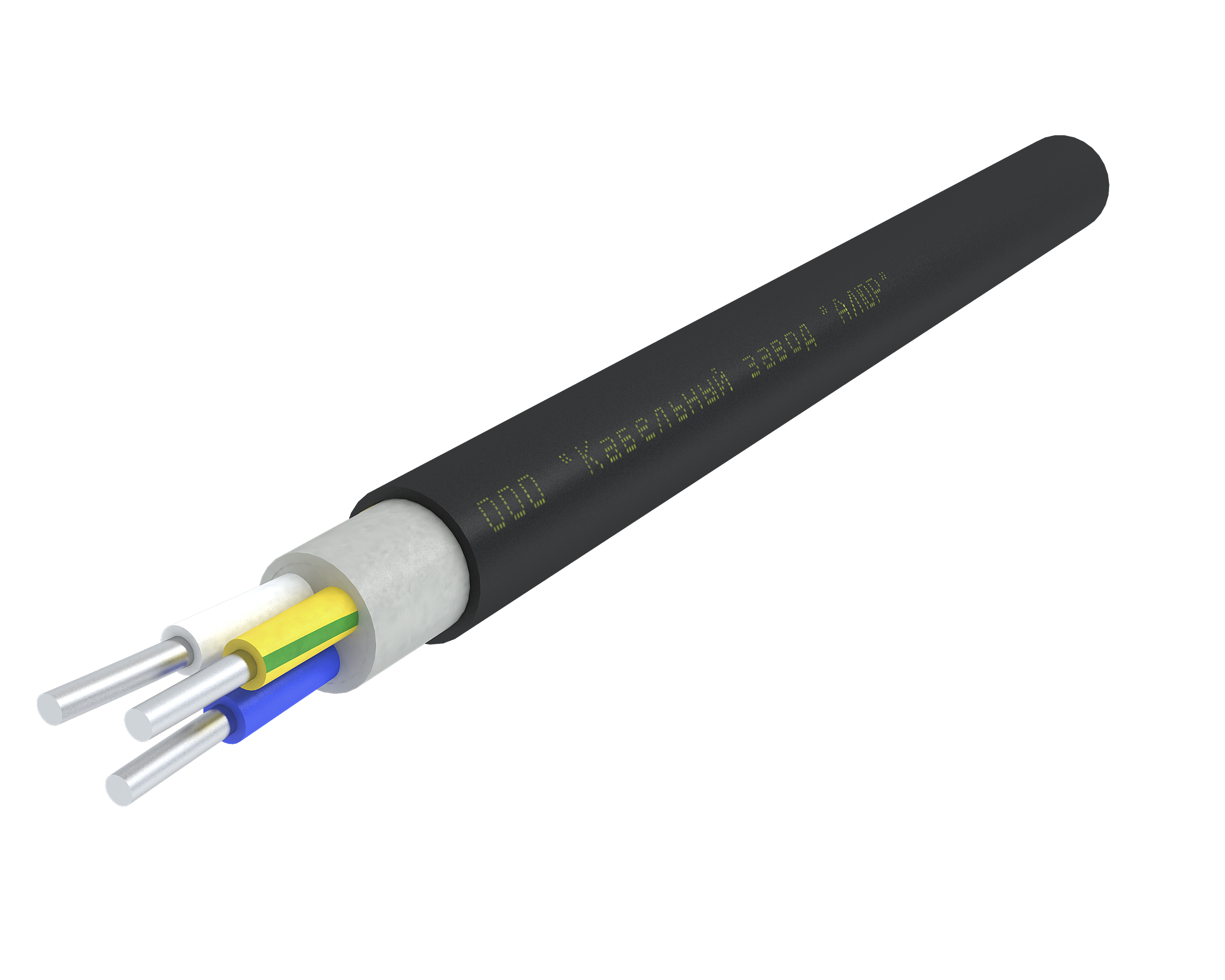 Кабель силовой ЭЛЕКОНД(R)-АсВВГнг(А)-LS 3х50.0 ок-0.66 Ч. бар