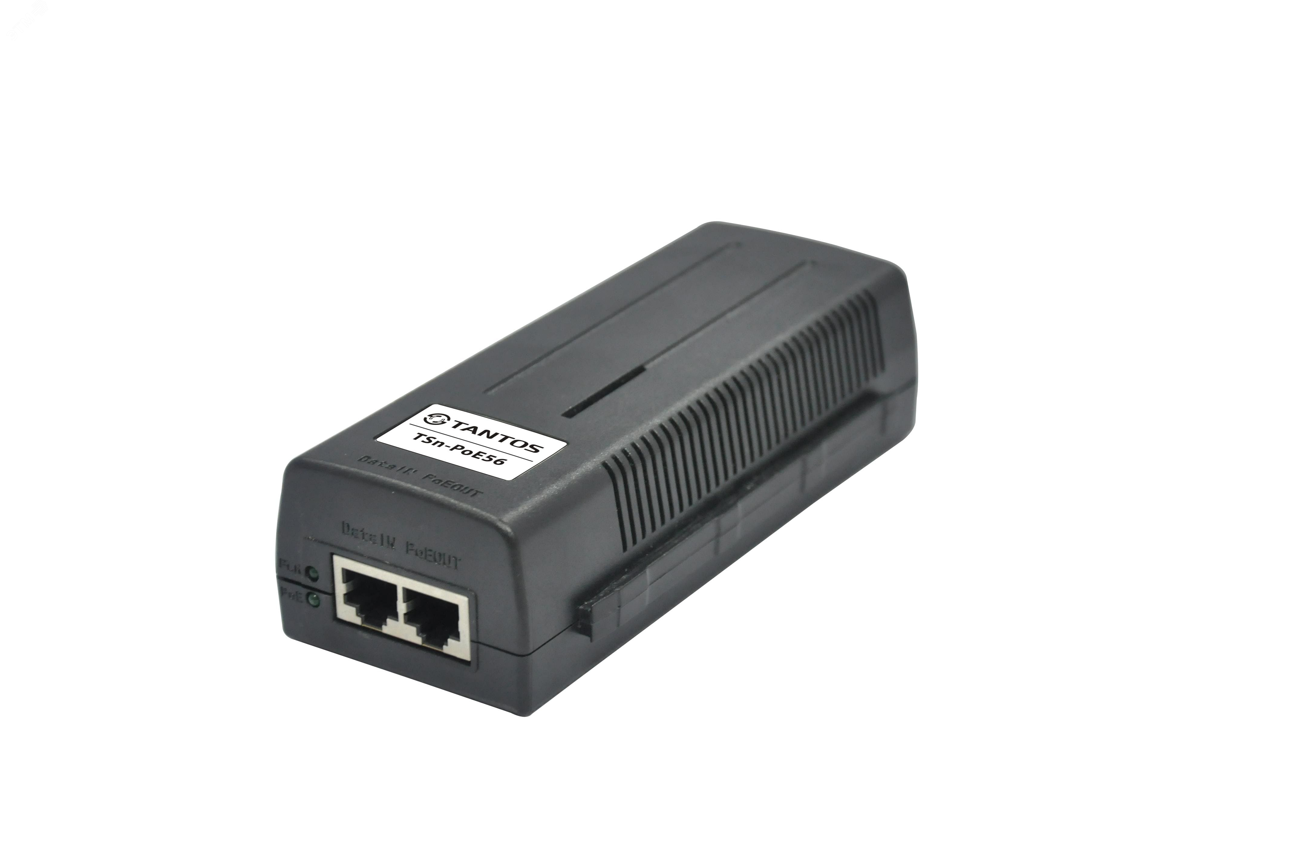 Инжектор -PoE 10/100/1000 BaseT Passive PoE Вход 100-240В АС