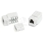 Вставка Keystone Jack RJ-12(6P6C) 110 IDC заделка с помощью NE-TOOL белая
