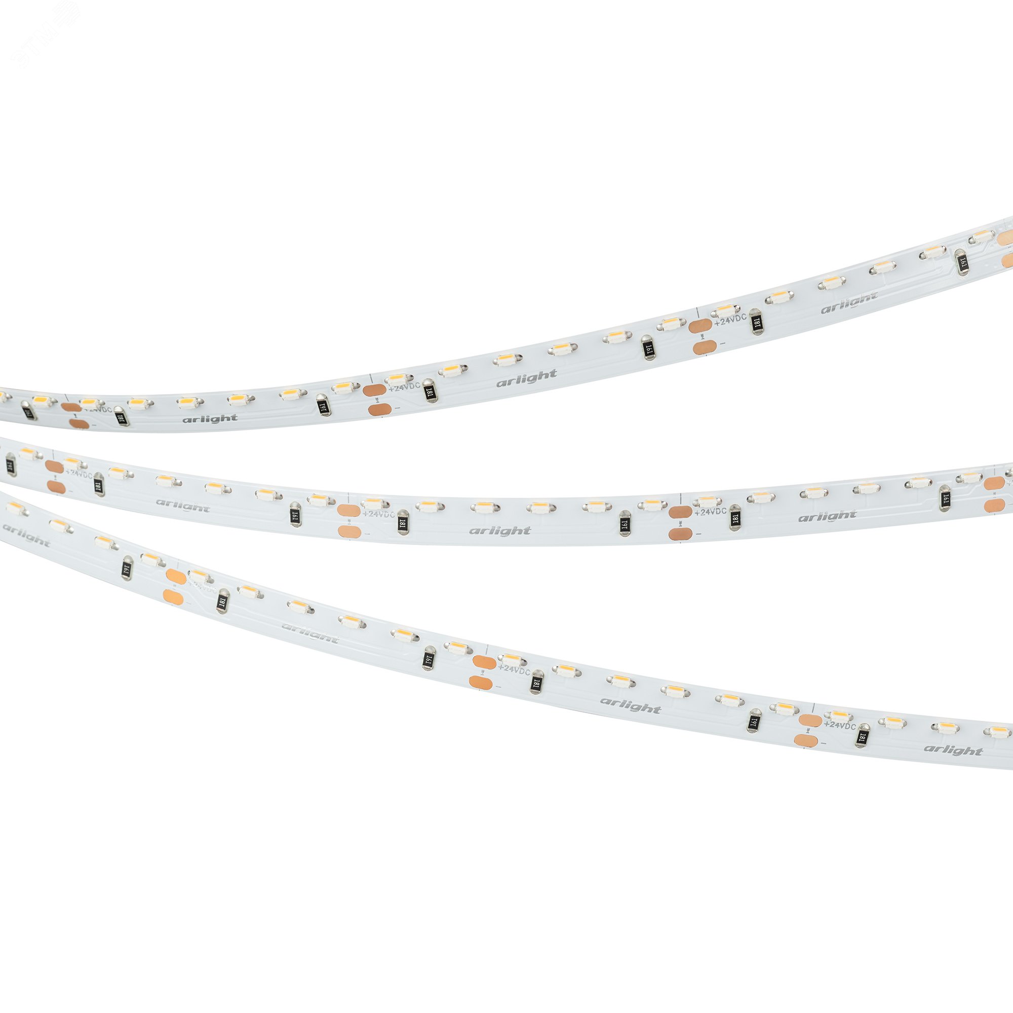 Лента RS-S120-8мм 24V Day4000 (9.6 W/m, IP20, 3014, 5м) (боковое свечение)