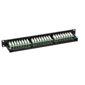 Патч-панель высокой плотности 19'. 48 портов RJ-45. UTP. Cat.5e. 1U