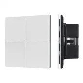 Панель кнопочная KNX-304-23-IN White (BUS, Frameless) (IARL, IP20 металл, 2 года)