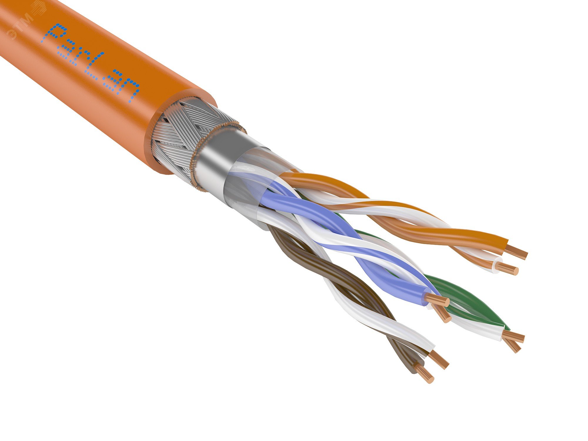 Кабель (провод) ParLan SF/UTP Cat5e ZH нг(А)-HF 8х2х0,52