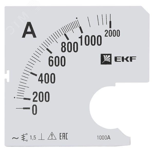 Шкала сменная для A961 1000/5А-1.5 PROxima