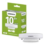 Лампа светодиодная T80 таблетка 10Вт 230В 4000К GX53 GENERICA